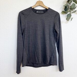 REI- Grey Active Pursuits Long Sleeve Crew Shirt - S
